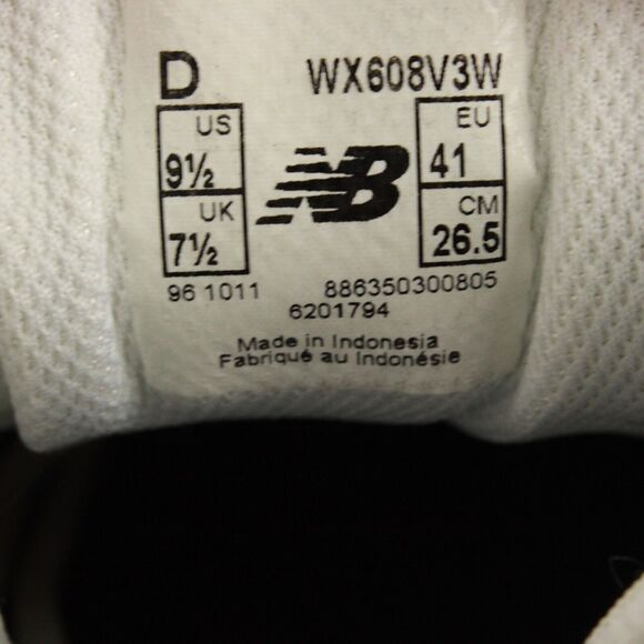 New Balance 608 V3 Training Shoes Womens 9.5 White Blue Walking Sneakers - Picture 11 of 11